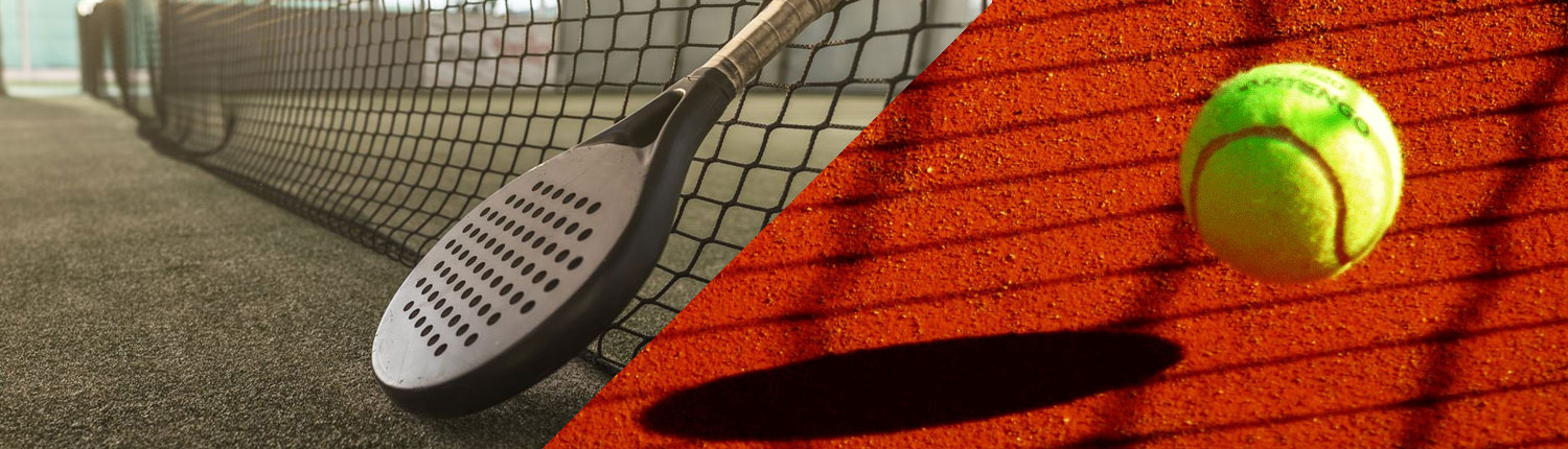 Padeltennis og almindelig tennis i Hou